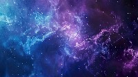 Cosmic Abstract Painting Inspired by the Universe Wallpaper