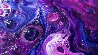 Cosmic-Inspired Abstract Painting Wallpaper