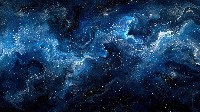Cosmic Portal with Indigo Swirls Background