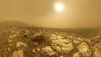 Desolate Moonscape with Jagged Rocks Wallpaper