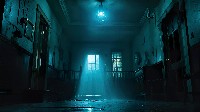 Eerie Haunted House in Darkness Wallpaper