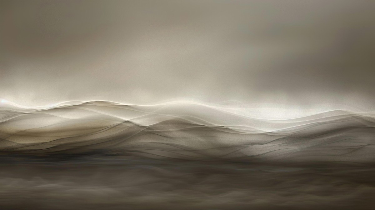 Abstract waves of light and dark