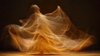 Ethereal Waves of Light and Darkness Wallpaper