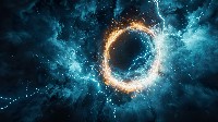 Mysterious Energy Portal in Space Wallpaper