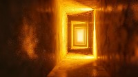 Shadowy Labyrinth of Twisting Passages Wallpaper