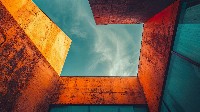 Stunning Architectural Perspective with Sky Wallpaper